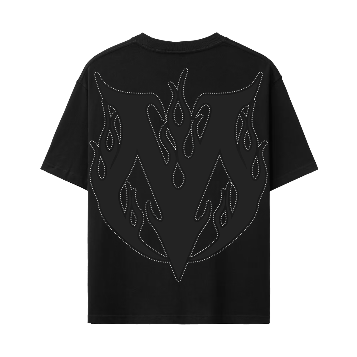VALOIR MADE SCREW MOUTH RHINESTONE TEE