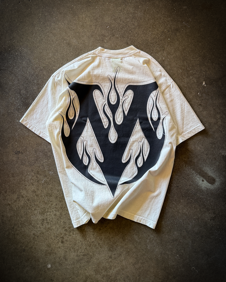 VALOIR MADE SCREW MOUTH RHINESTONE TEE SNOW