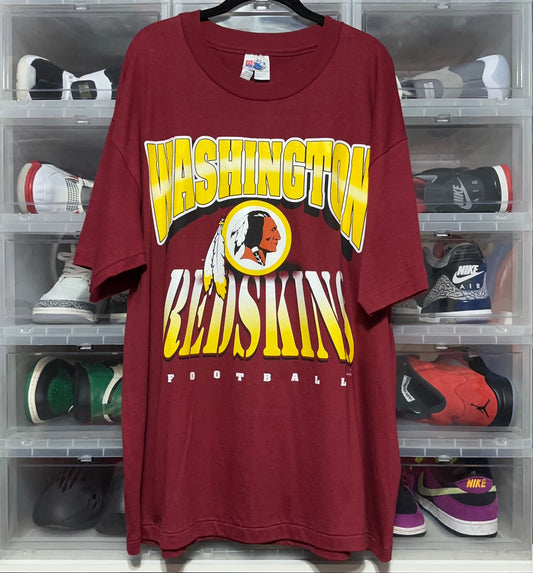 Vintage 90s Washington Redskins Single Stitch NFL T-Shirt XL