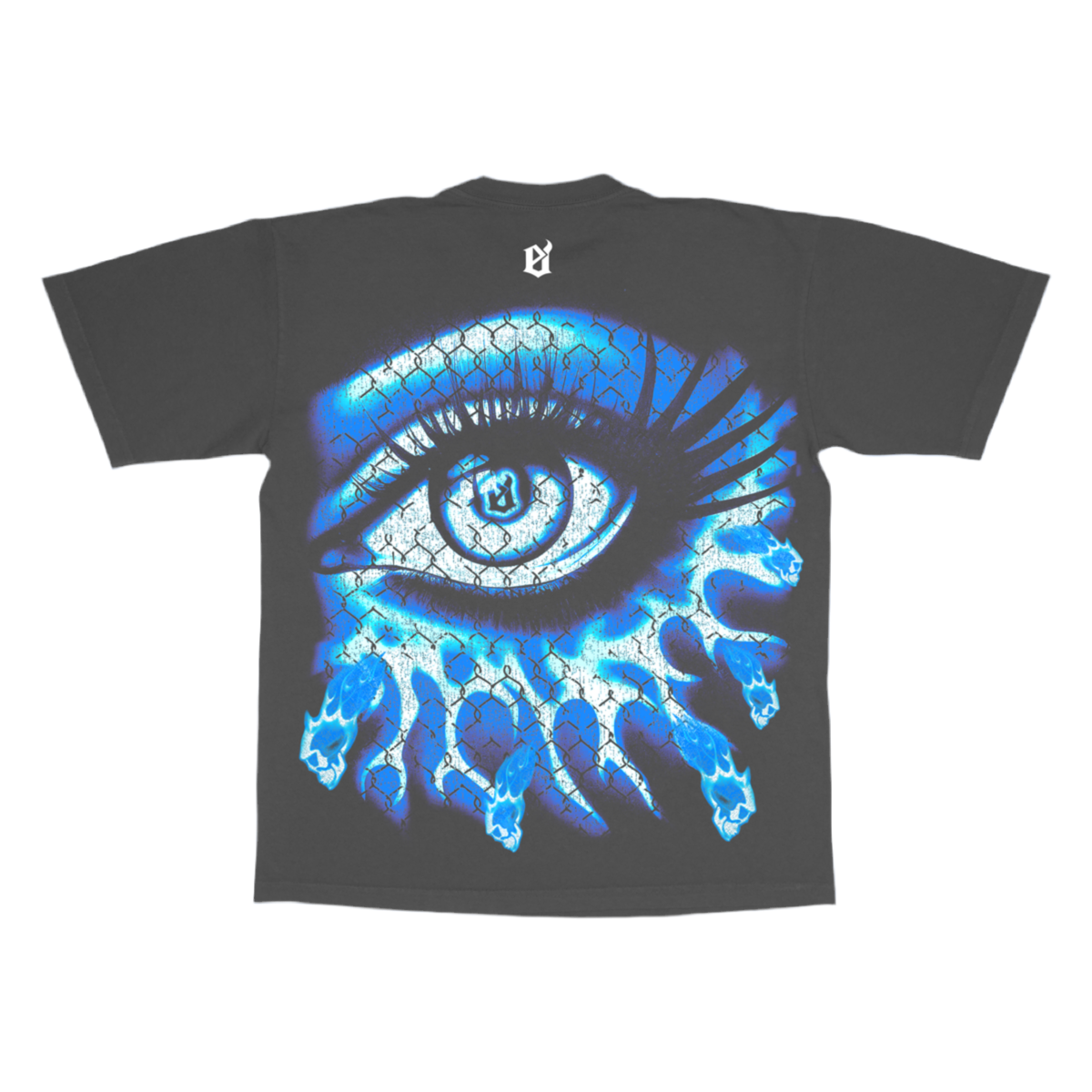 Evil Vice Country Flame Graphic Tee Large