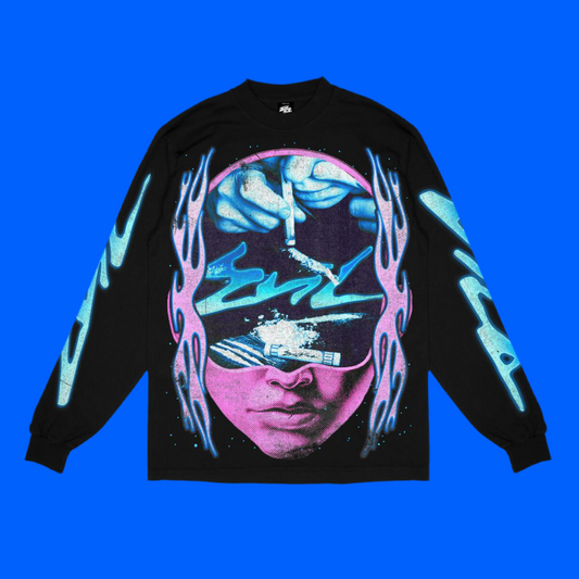 Evil Vice Nose Dust Long Sleeve Graphic Tee XL