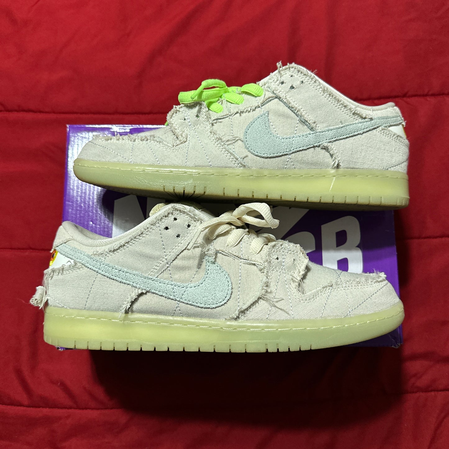 Nike SB Dunk Mummy Low Pro QS Mens Size 11 Glow In The Dark AUTHENTIC