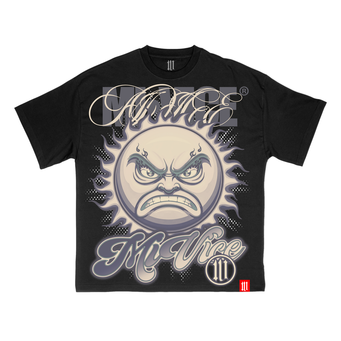 MI VICE FLAMING SUN TEE