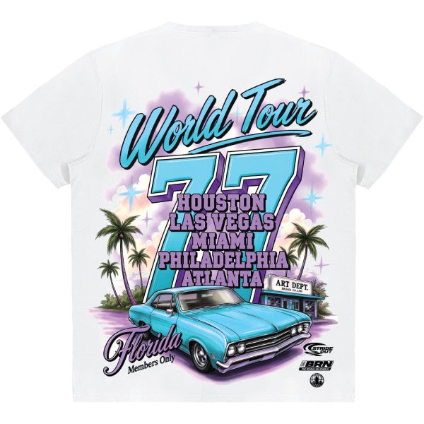 PARADISE WORLD TOUR GRAPHIC TEE WHITE
