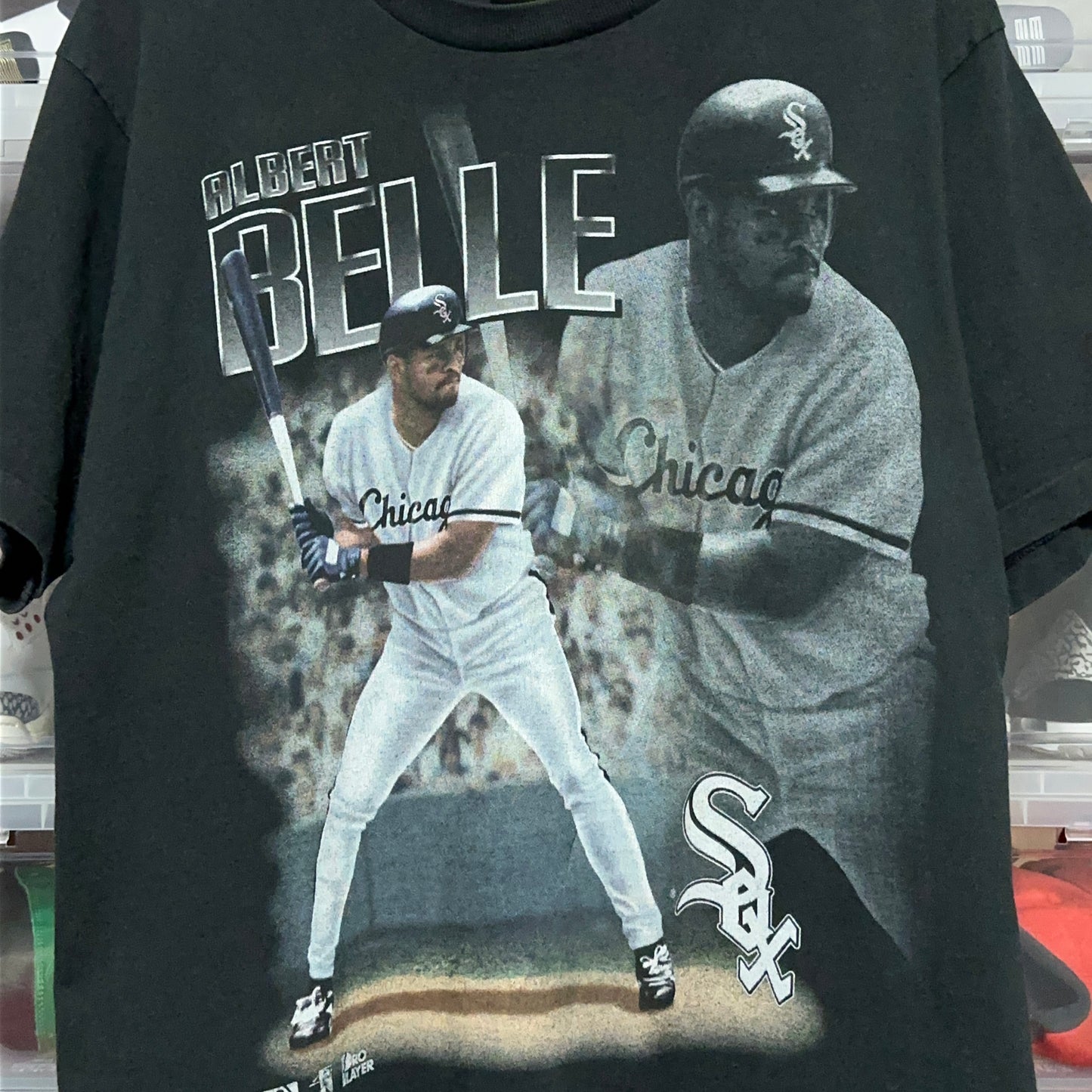 Vintage Pro Player Chicago White Sox Albert Belle Player Tee Large