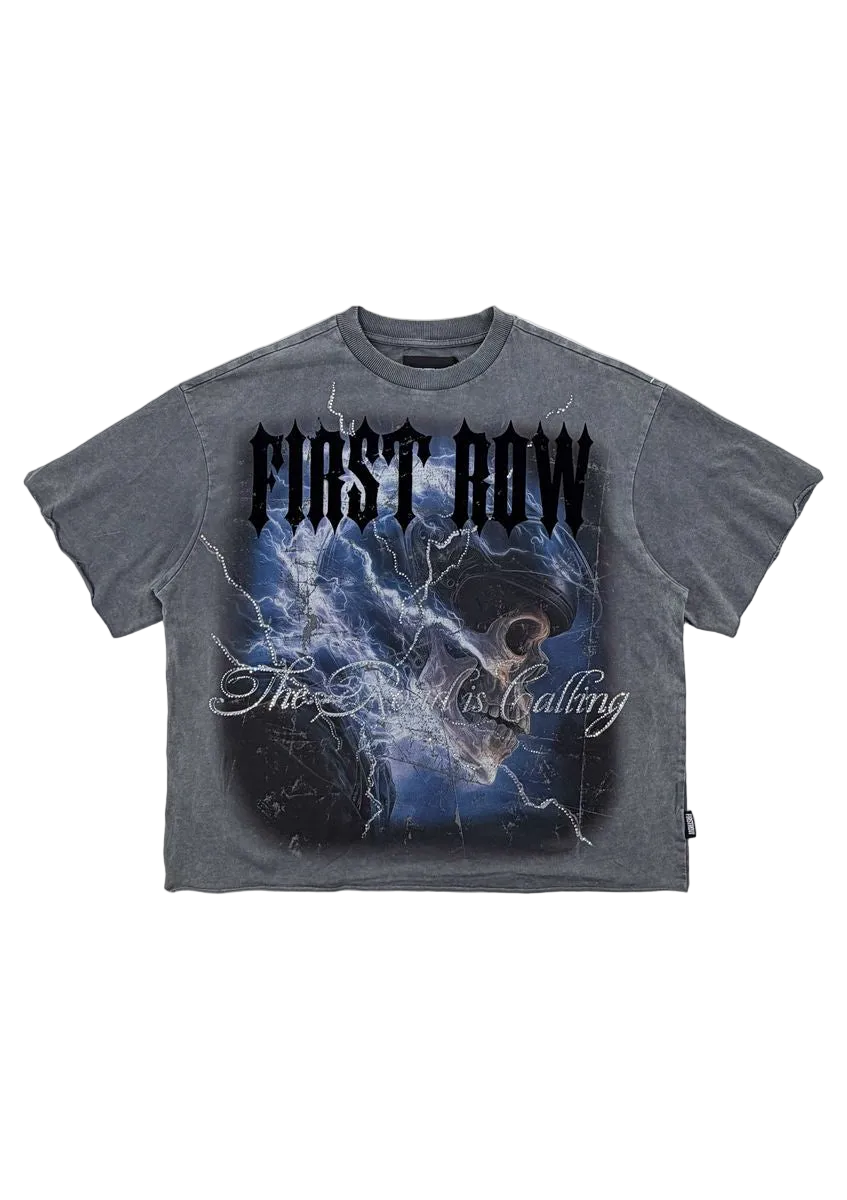 STEEL ANGELS ROAD IS CALLING CROP TEE
