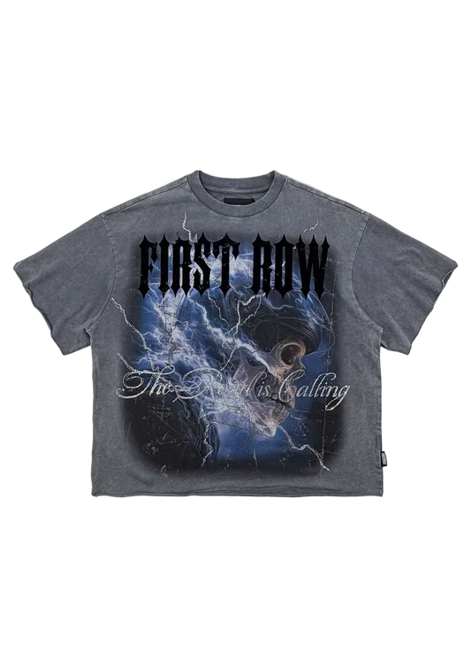 STEEL ANGELS ROAD IS CALLING CROP TEE