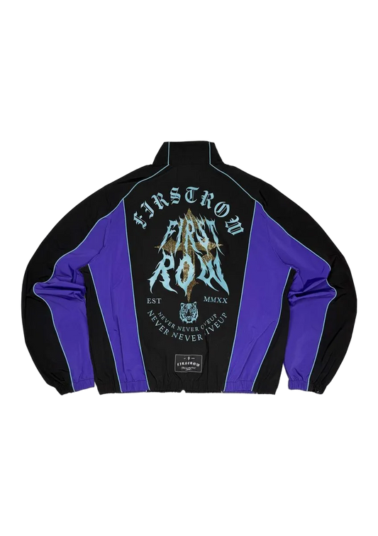 FIRST ROW CLUB TRACK JACKET BLACK