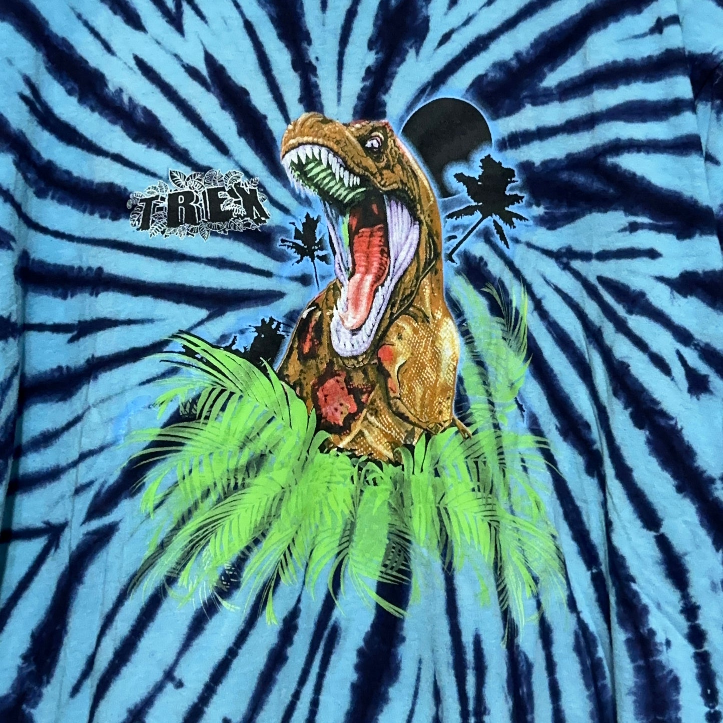 Vintage Disney T-Rex Cafe Dinosaur Tie Dye Tee XXL