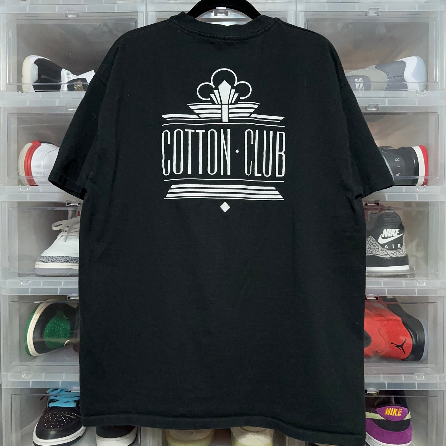 Vintage 90s Cotton Club Promo Black Culture Pocket Tee XL RARE