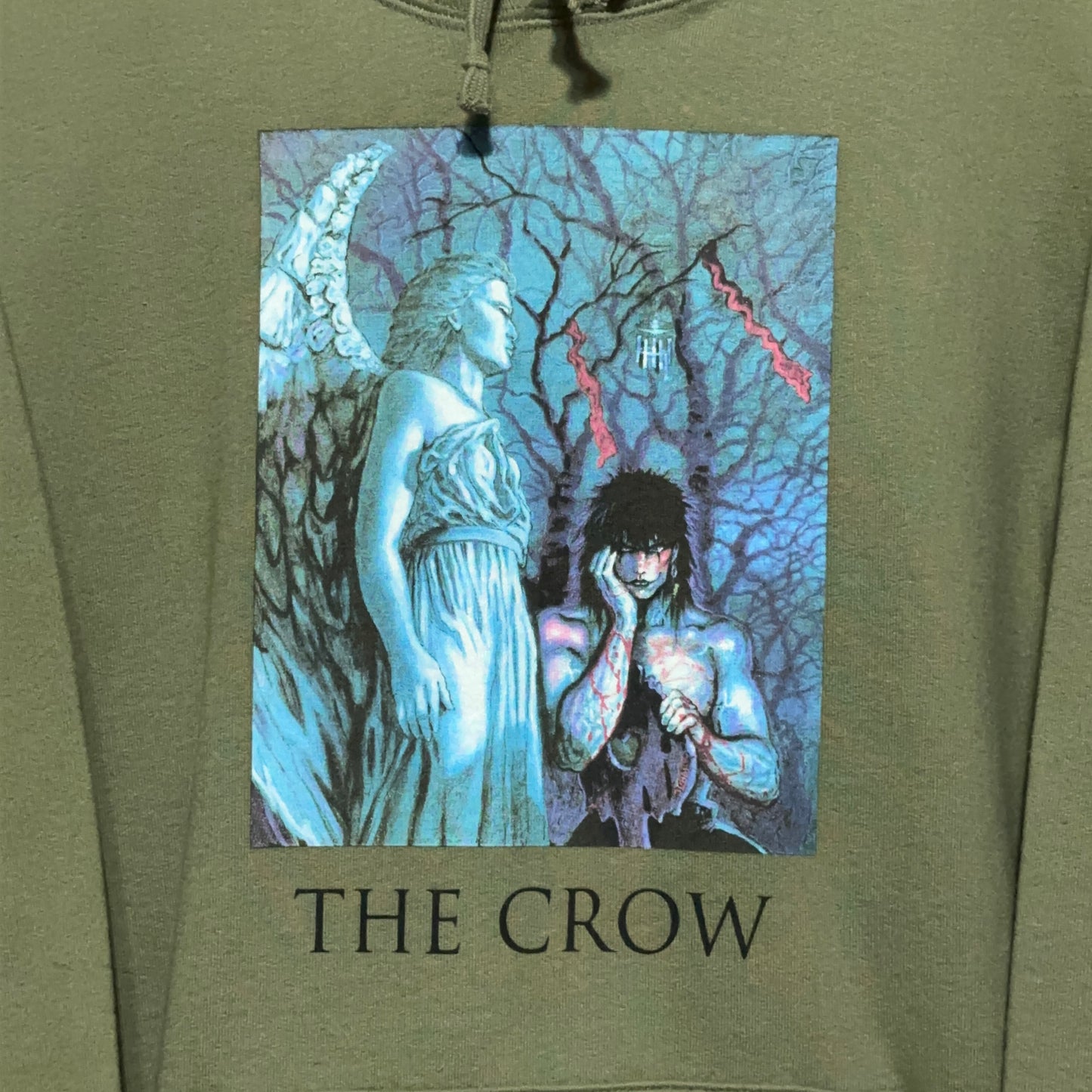 Supreme The Crow Hoodie XL Olive FW21