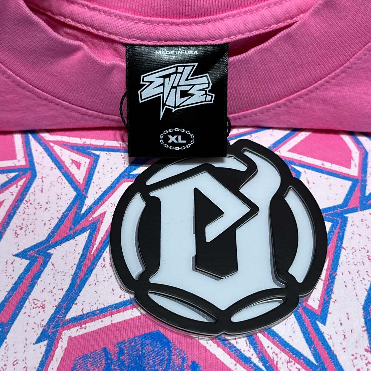 Evil Vice Country Flame Graphic Tee