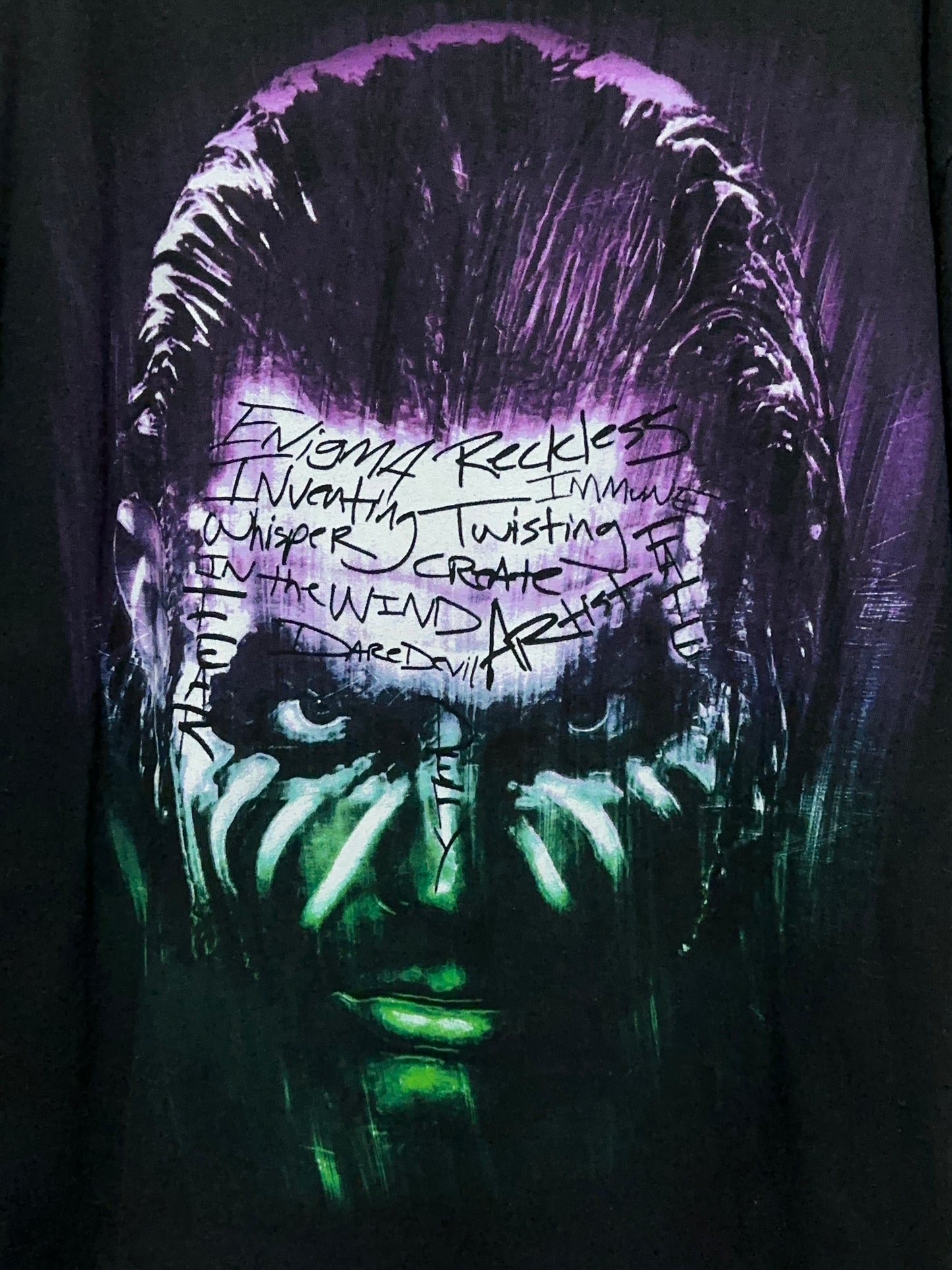 2000s WWE Jeff Hardy Immune To Fear Wrestling Tee XL