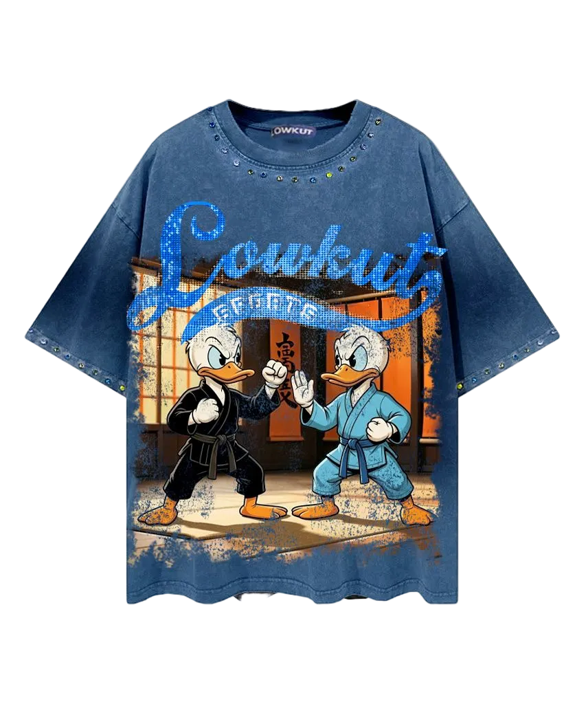 LOWKUT MARTIAL ARTS CRYSTAL TEE INDIGO BLUE PREORDER
