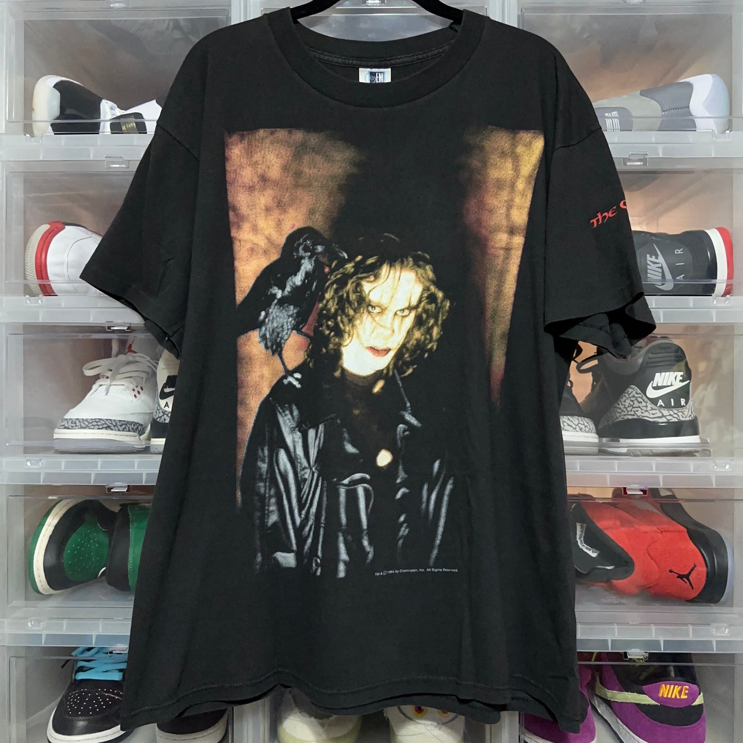 Vintage 90s The Crow Movie Promo Photo Tee XL