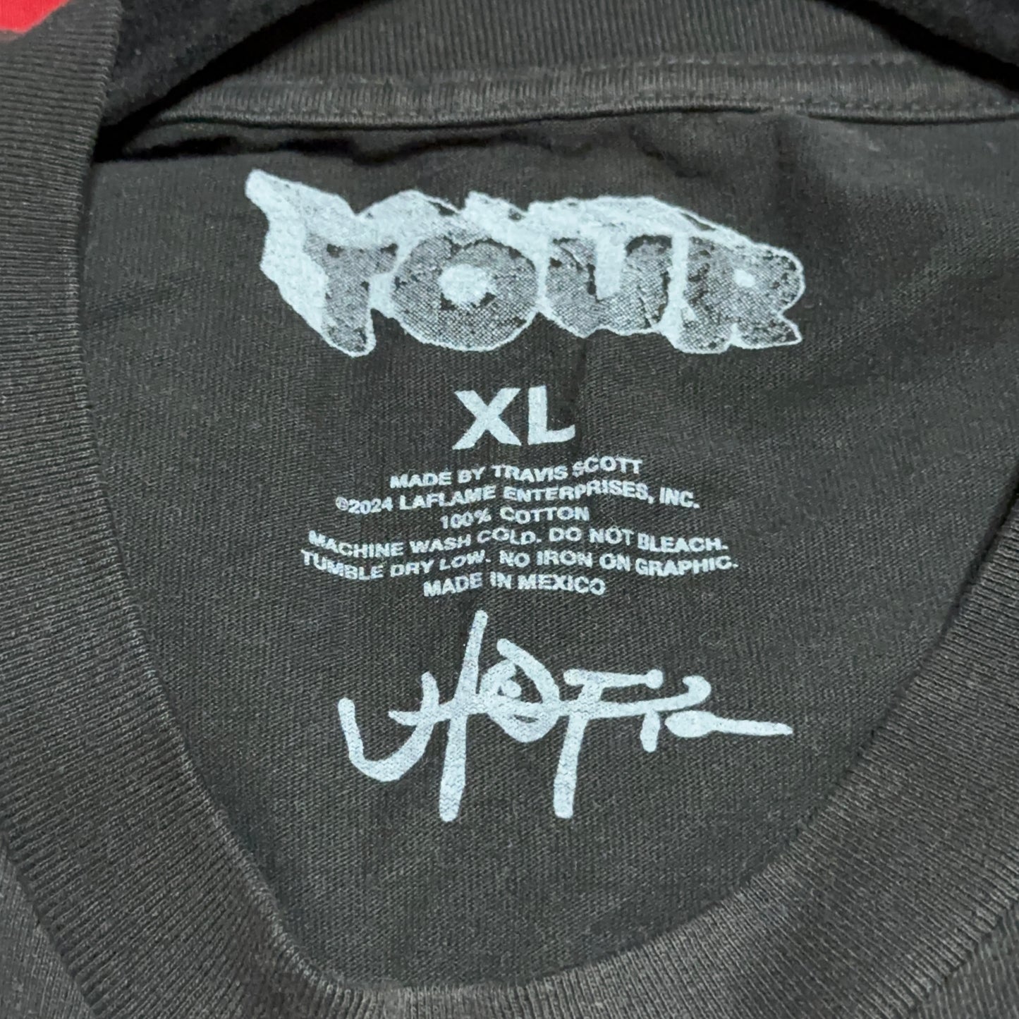 Travis Scott Utopia Circus Maximus Euro Tour Tee XL