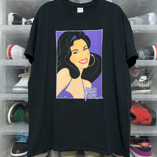 Selena Quintanilla Fiesta De La Flor Event Official Merch Tee XL