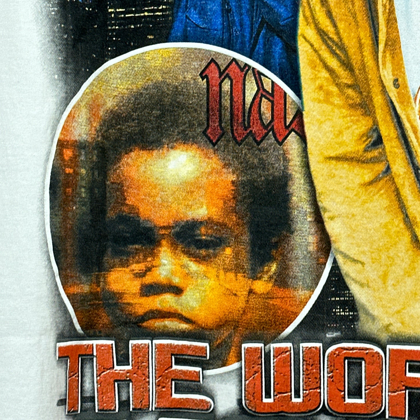 Marino Morwood Nas The World Is Yours Rap Tee XL