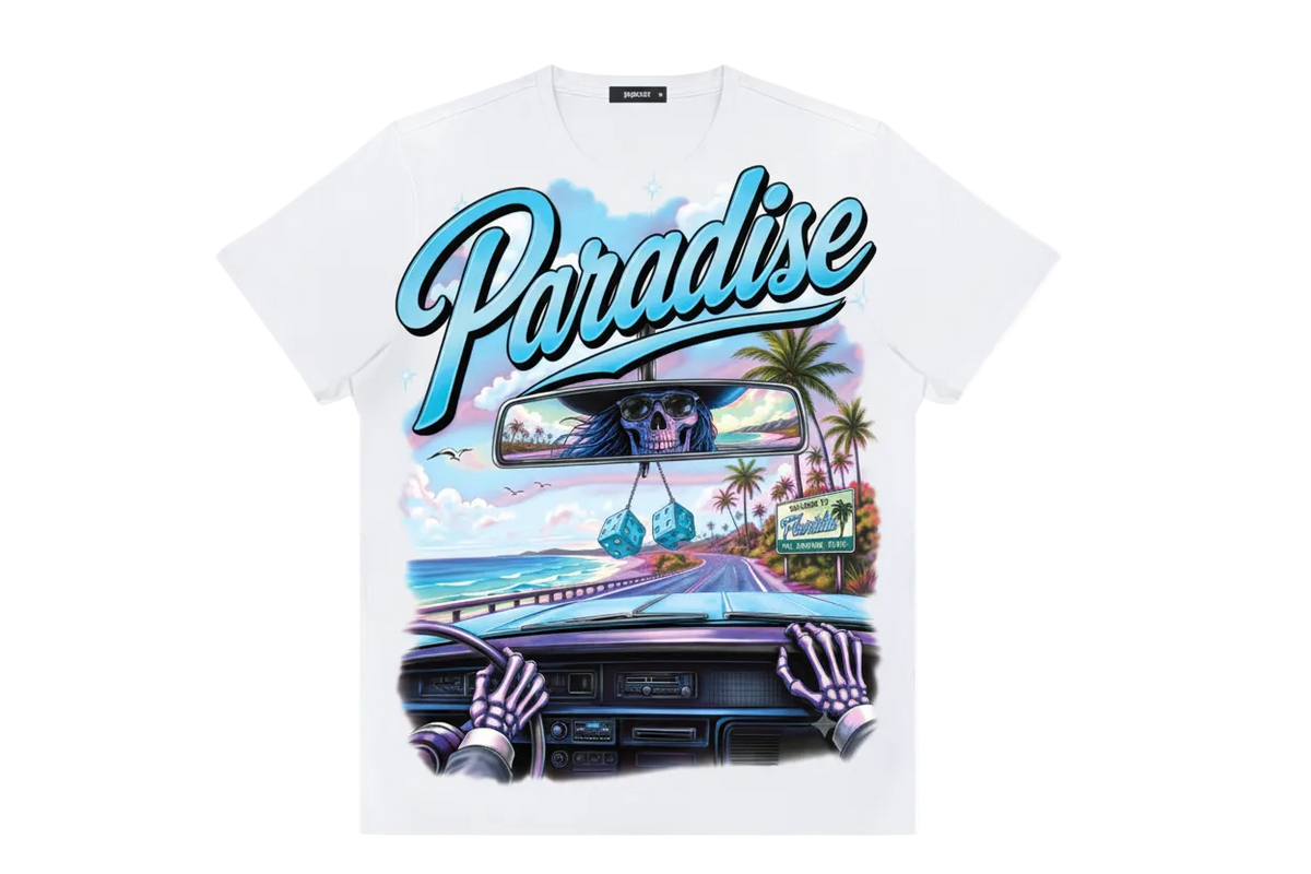 PARADISE WORLD TOUR GRAPHIC TEE WHITE