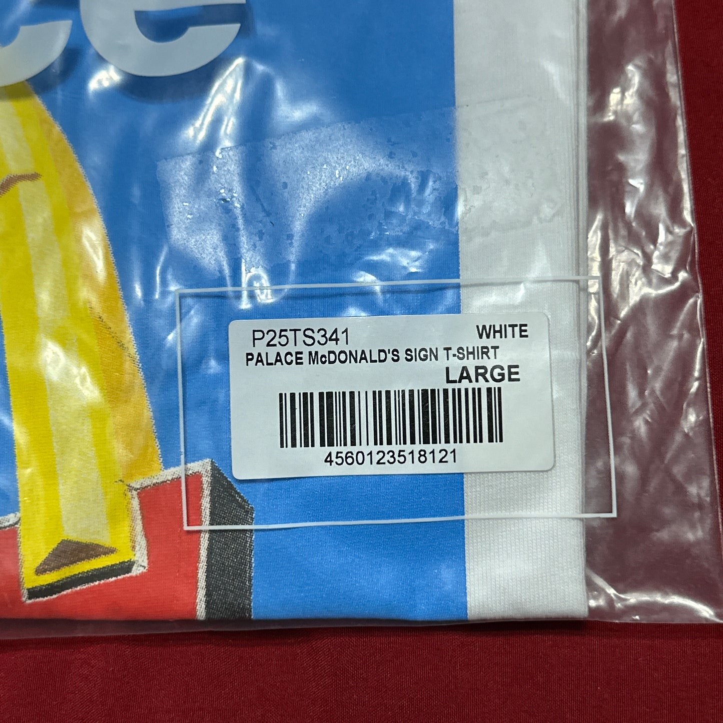 Palace x McDonald's Never Had A Bad McDonald's Sign Collab Tee Large