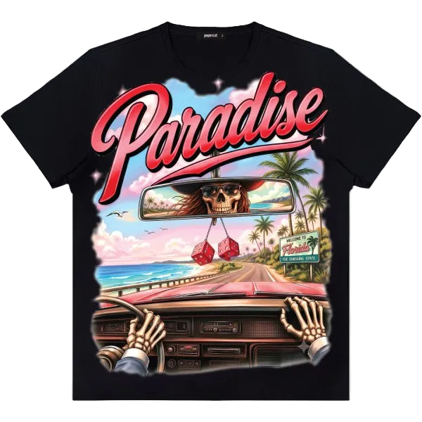 PARADISE WORLD TOUR GRAPHIC TEE BLACK