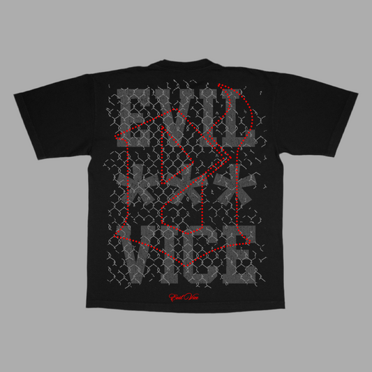 Evil Vice Arena Flame Graphic Tee Large