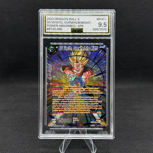 Dragon Ball Super SS Vegito, Overwhelming Might BT20-099 SPR AGS 9.5 Mint+