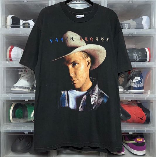 Vintage Garth Brooks Fresh Horses Tour T-Shirt Large