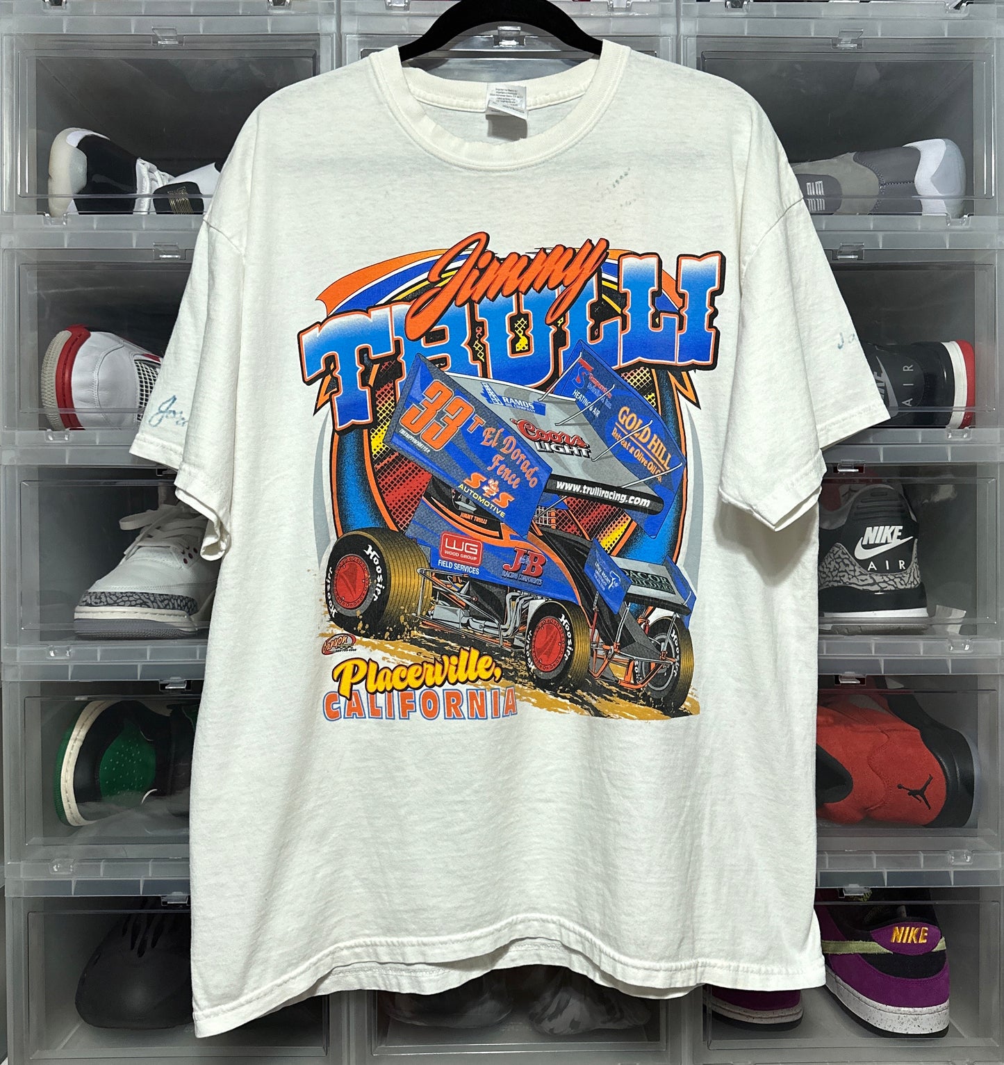 Vintage 2000s Dirt Car Trulli Racing T-Shirt XL