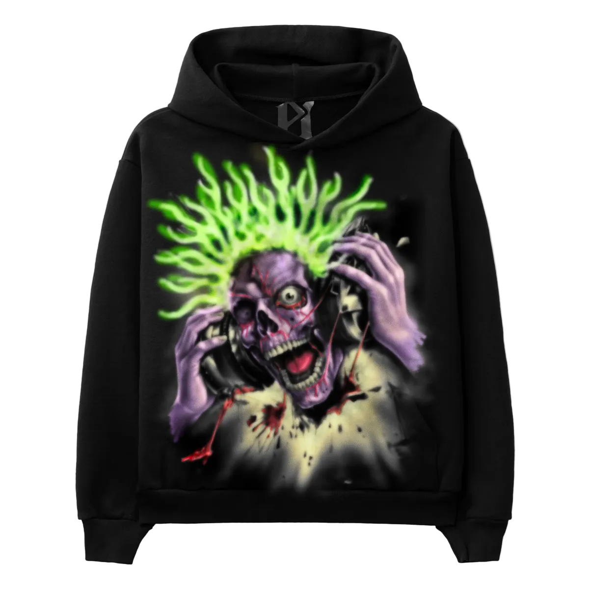 EVIL VICE FLAME KICKER HOODIE