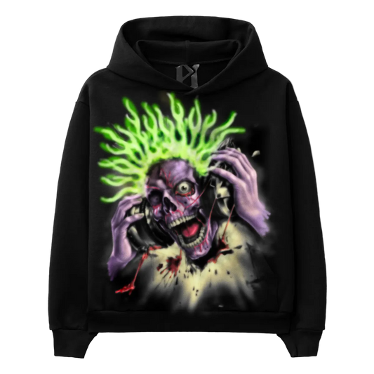 EVIL VICE FLAME KICKER HOODIE