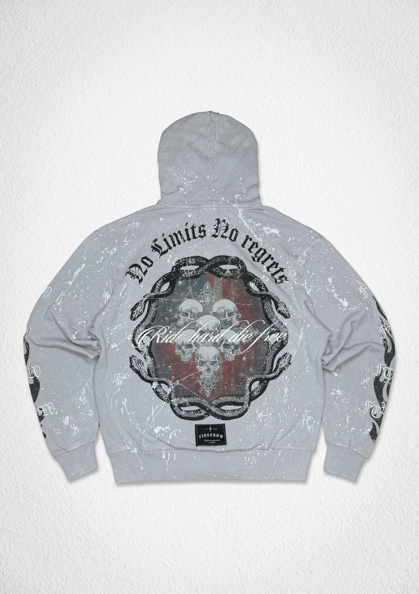FIRST ROW NO LIMITS NO REGRETS HOODIE