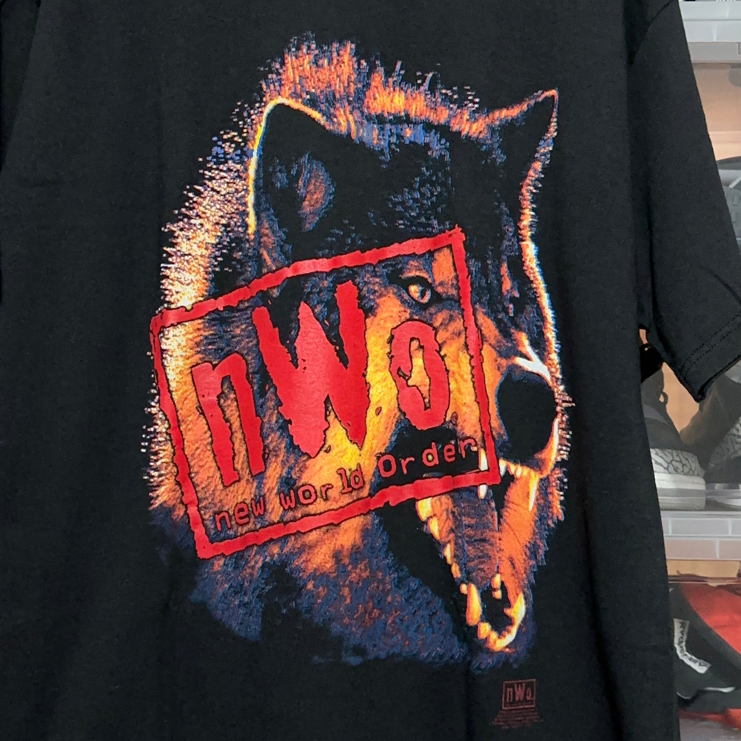 Vintage WCW NWO Wolfpac Graphic Wrestling Tee XL