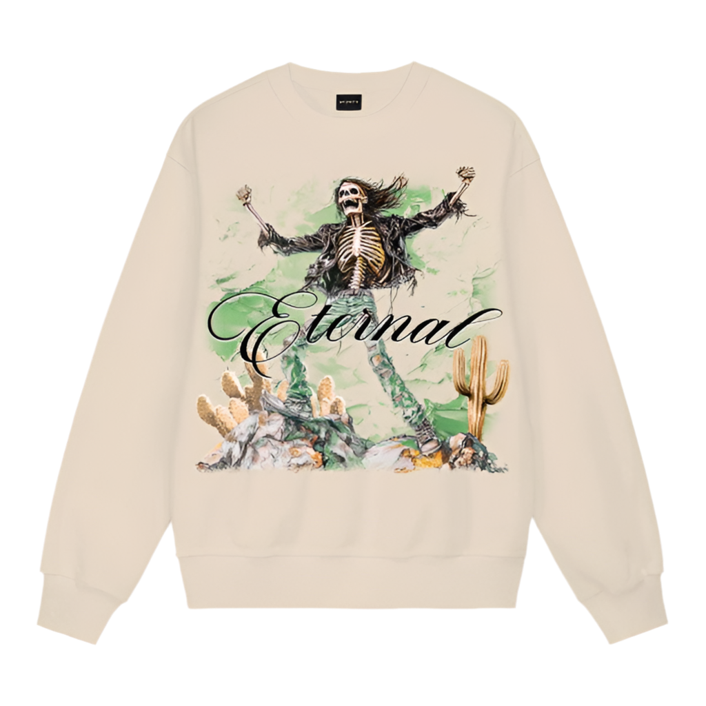 ETERNAL SKELETON CREWNECK SWEATSHIRT
