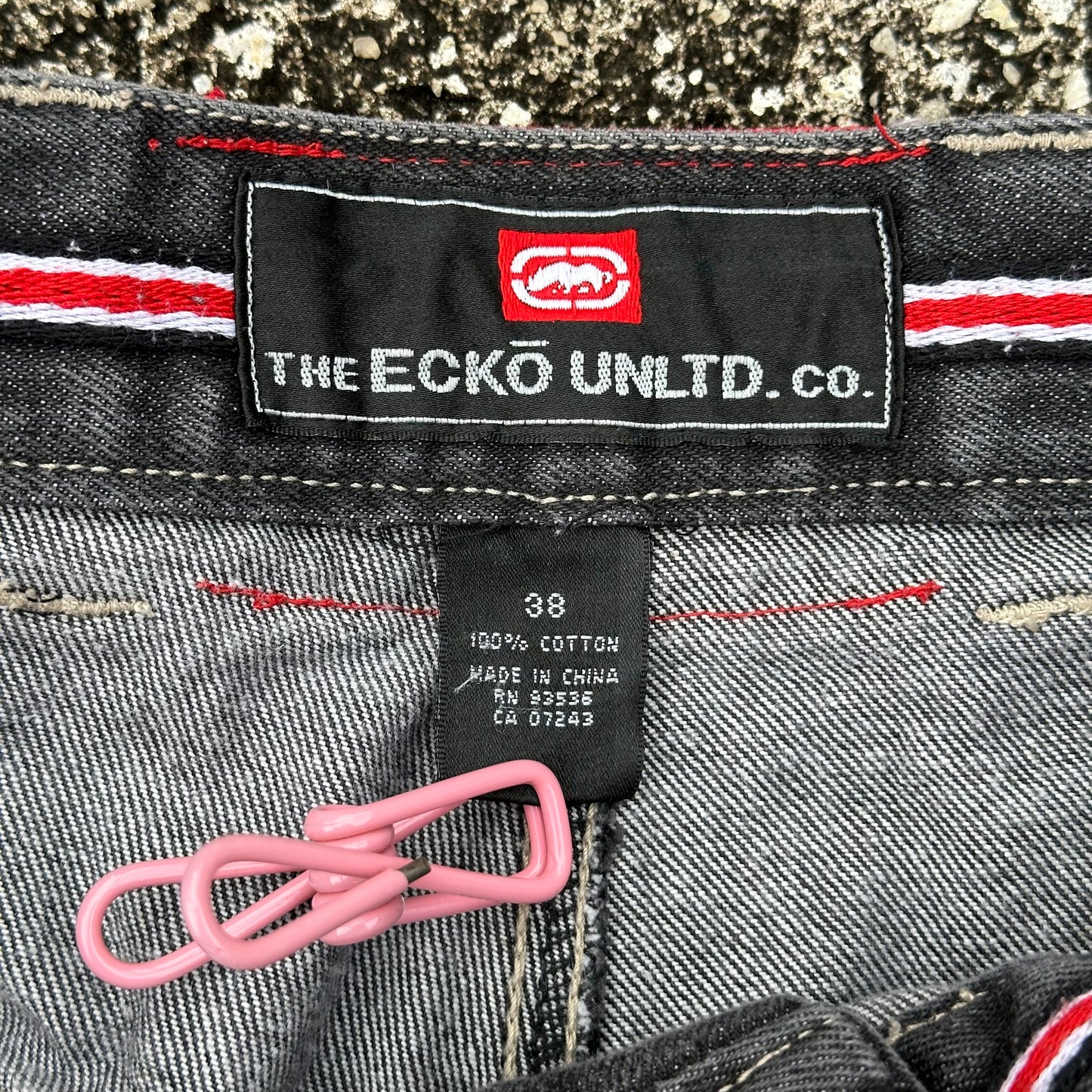 Vintage Y2K Ecko Unltd Hip Hop Skater Denim Jeans Size 38