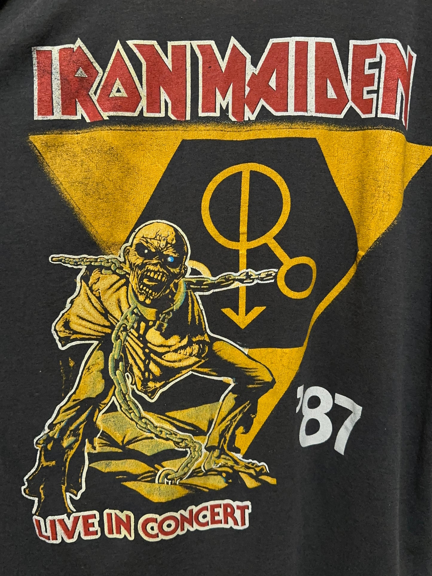 Vintage 80s Iron Maiden Somewhere In Time Tour Tee