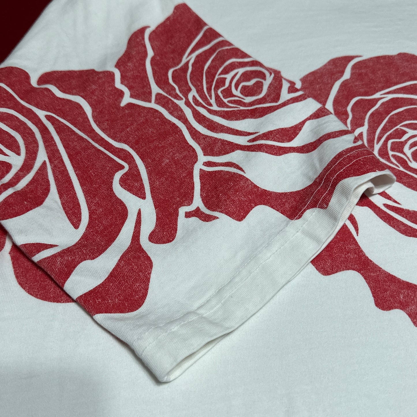 Free People x The Bureau Wild Rose Oversized Graphic Tee Large