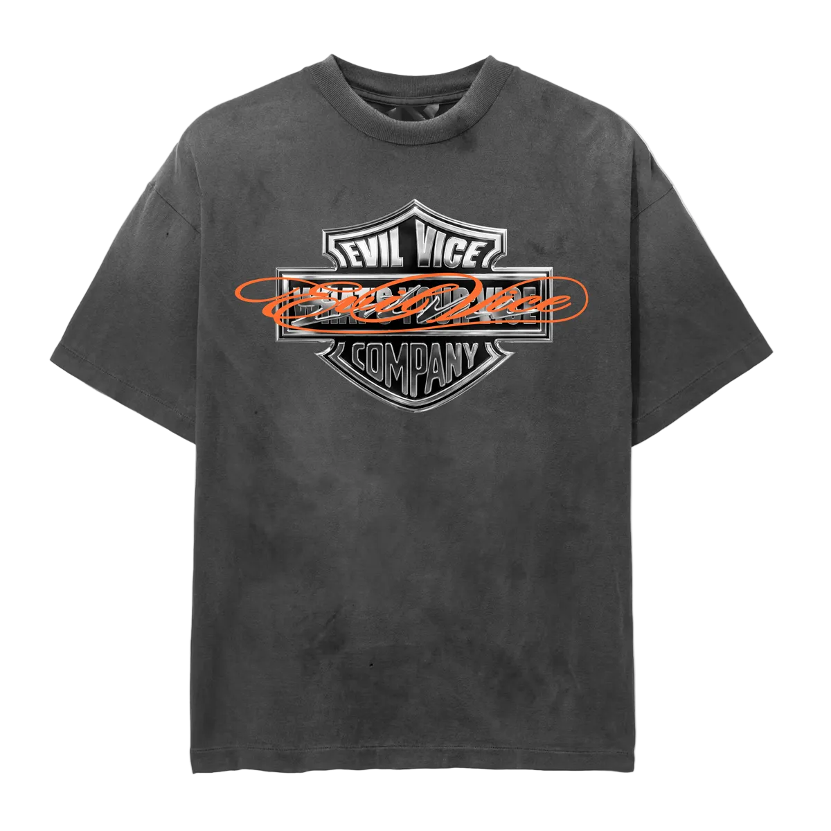 EVIL VICE EV DIVISION TEE VINTAGE WASH