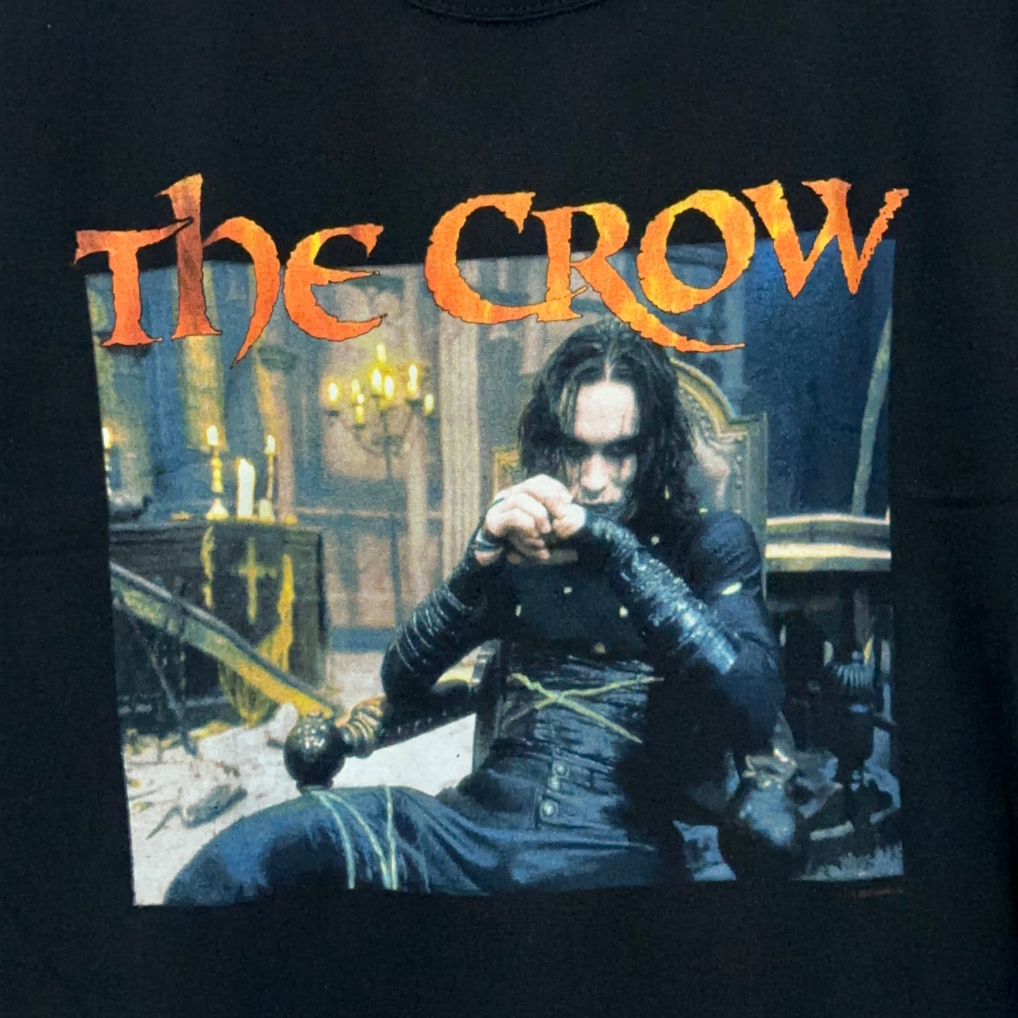 Vintage 2000s The Crow Anniversary Movie Promo Photo Tee Large