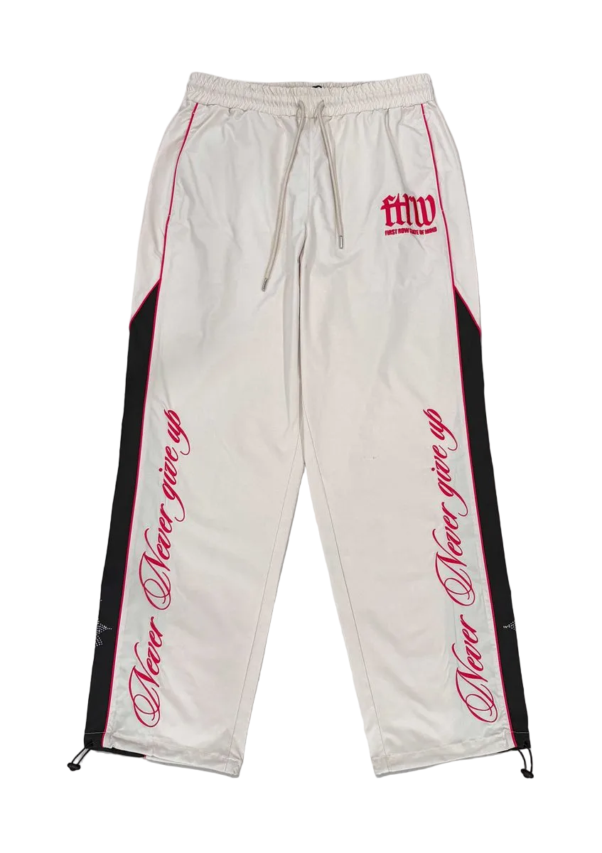 PROPERTY OF FIRST ROW TRACK JACKET WHITE