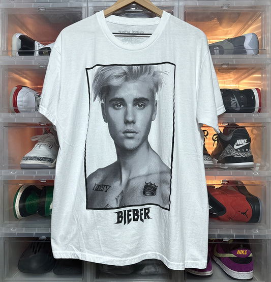 Justin Bieber Tour Photo Graphic Tee XL