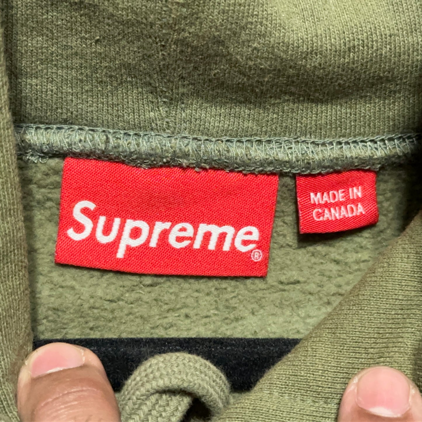 Supreme The Crow Hoodie XL Olive FW21