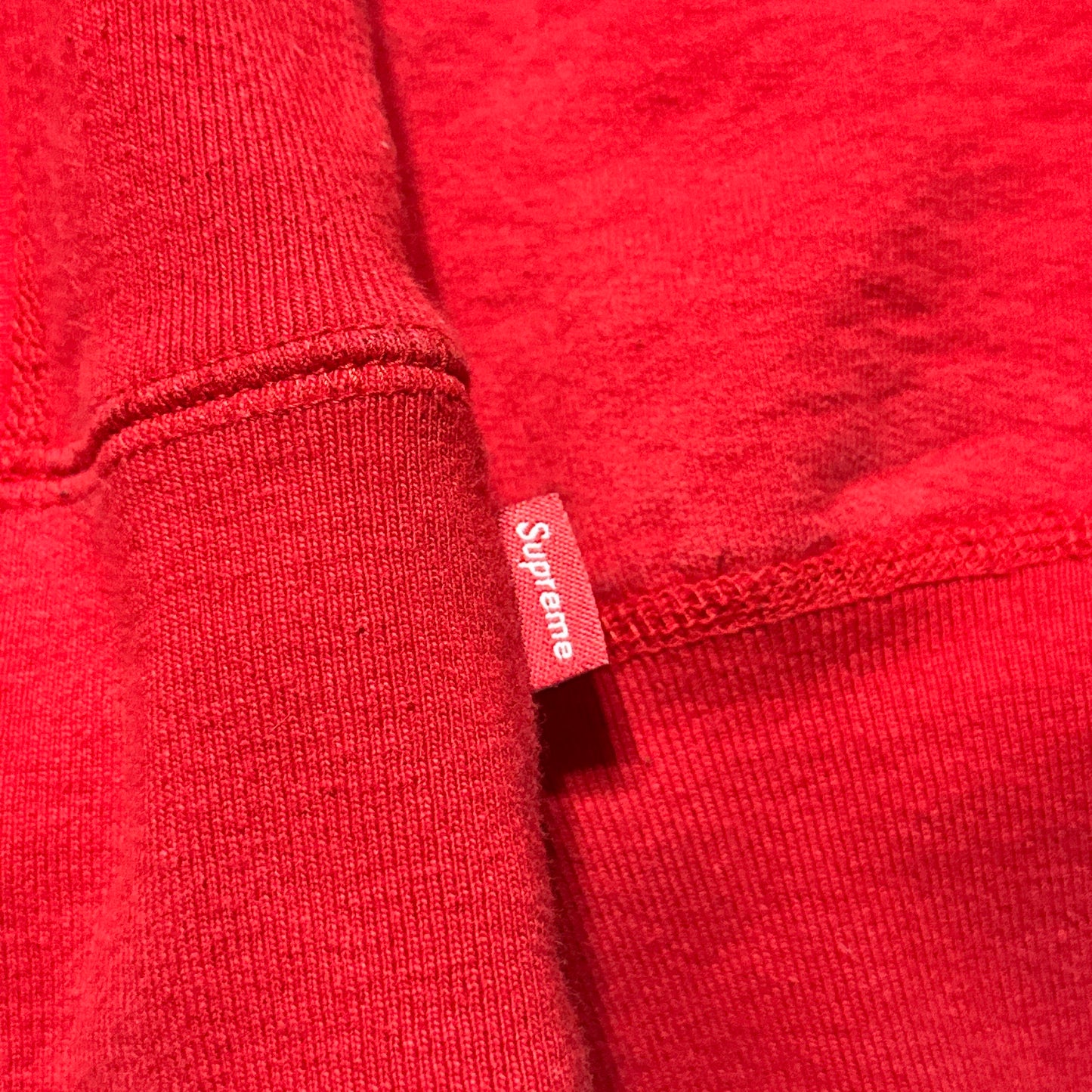 Supreme Perforated Leather Logo Hoodie FW18 Large