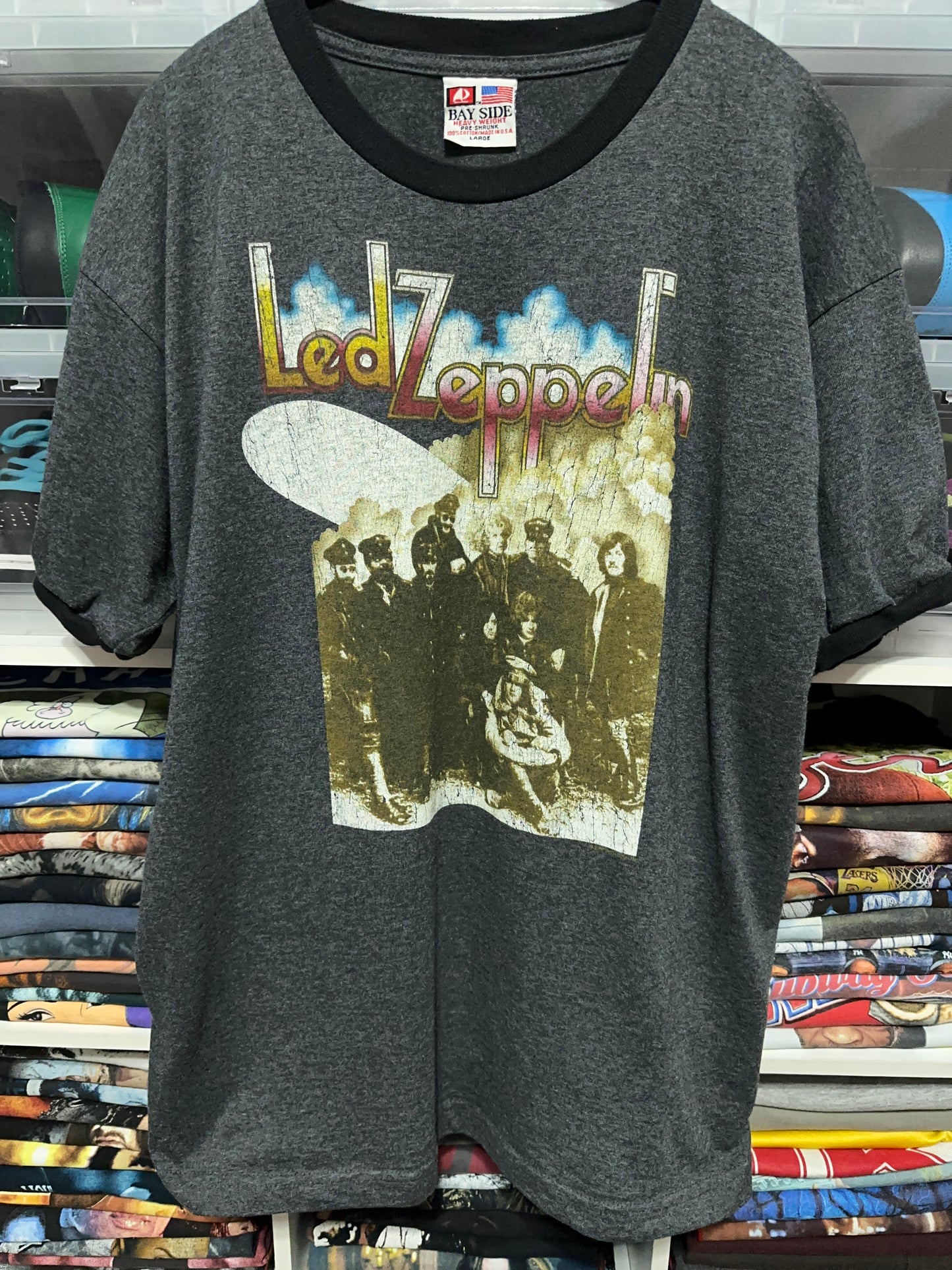 Vintage 2000s Led Zeppelin Band Tour Tee Large