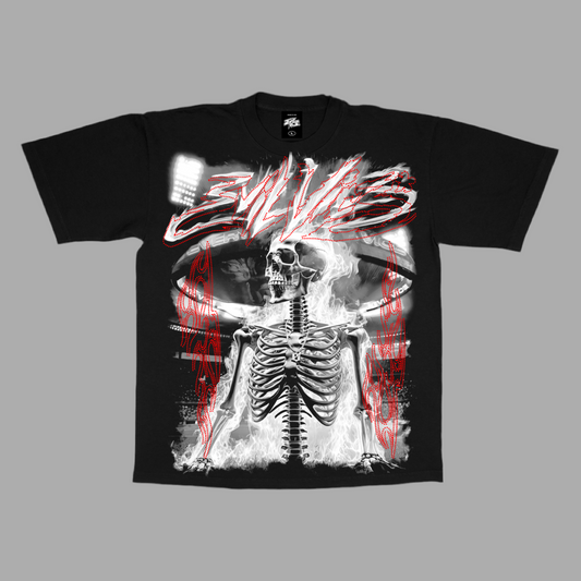 Evil Vice Arena Flame Graphic Tee Large