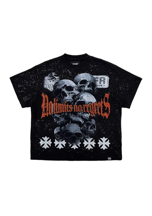 STEEL ANGELS EMBER STORM CROP TEE