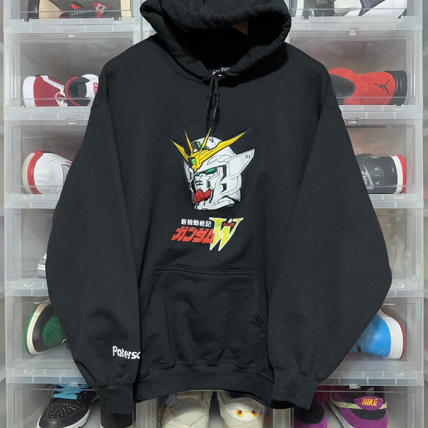 Gundam Wing x Paterson Skate Anime Hoodie Large