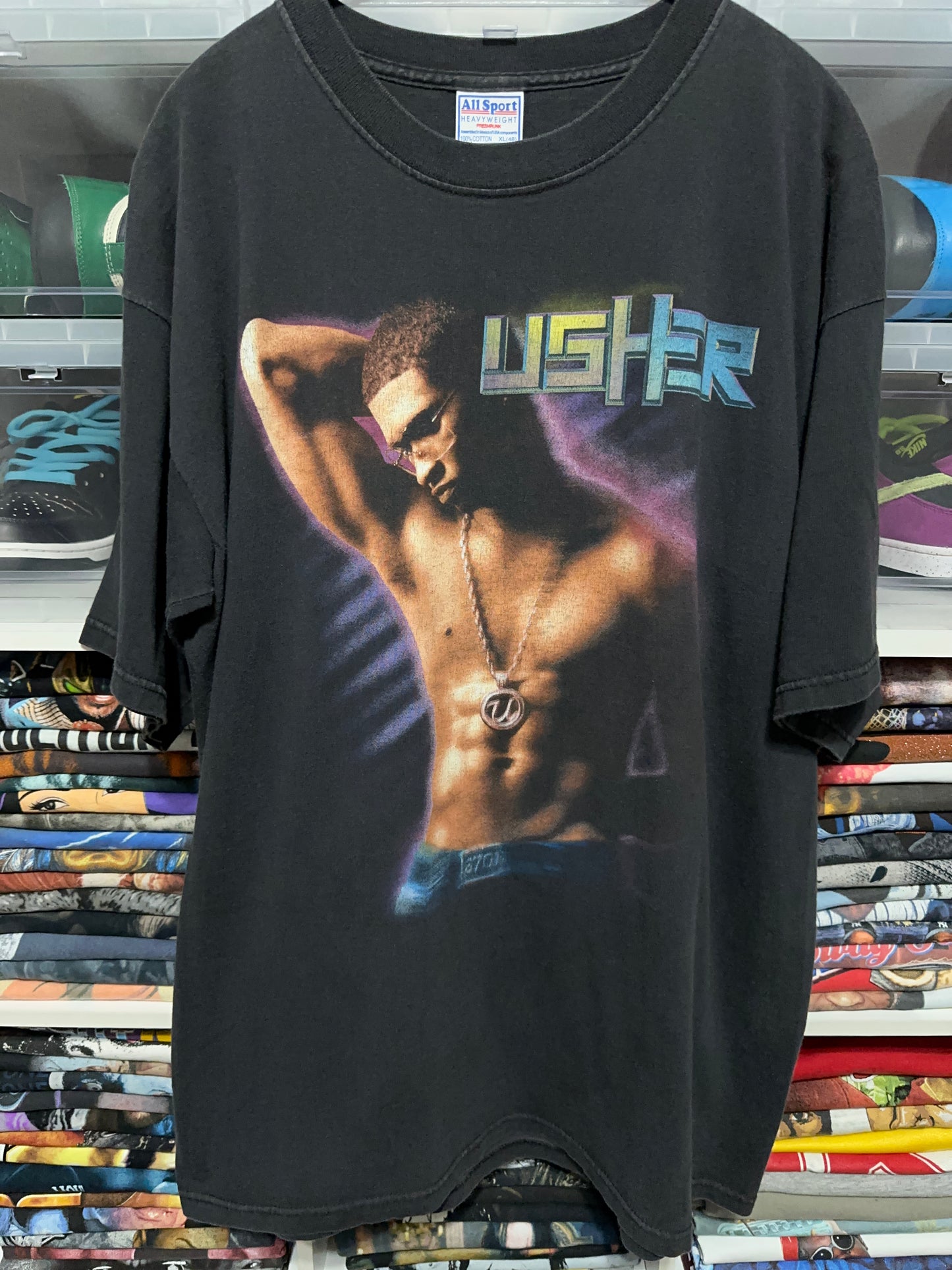 Vintage 2000s Usher Evolution 8701 Tour Tee XL