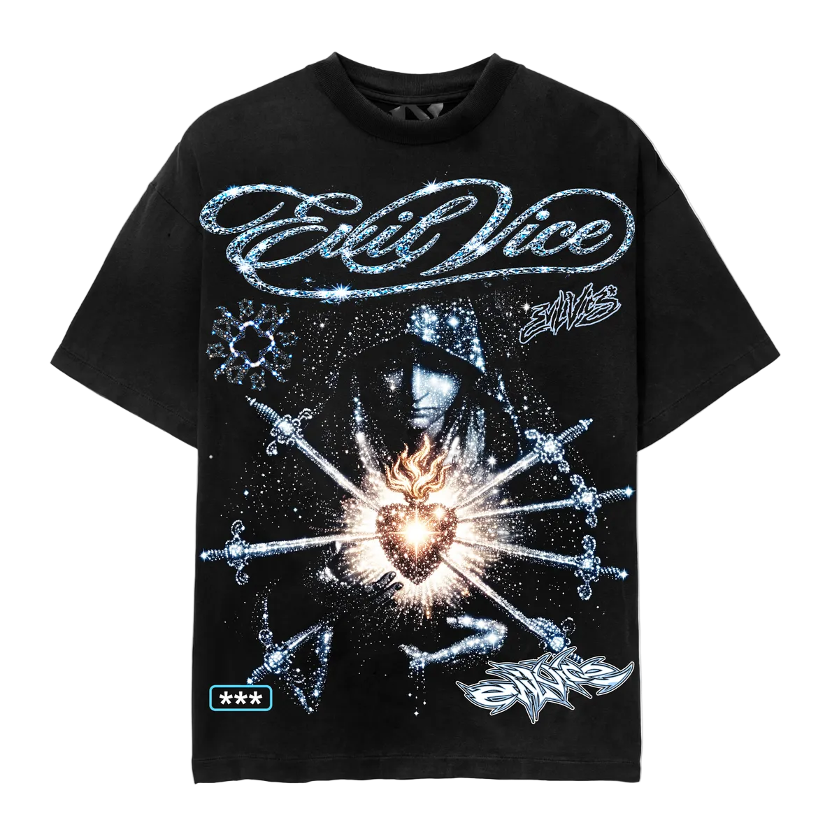 EVIL VICE SACRED STARS TEE