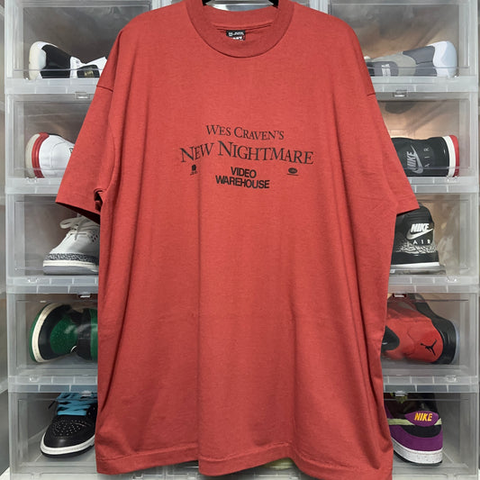 Vintage Wes Cravens New Nightmare Freddy Krueger Movie Promo Tee XXL